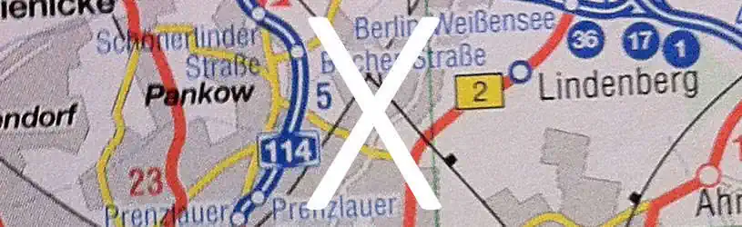 Detektive können für Sie eine Adresse herausfinden wie hier in Berlin.