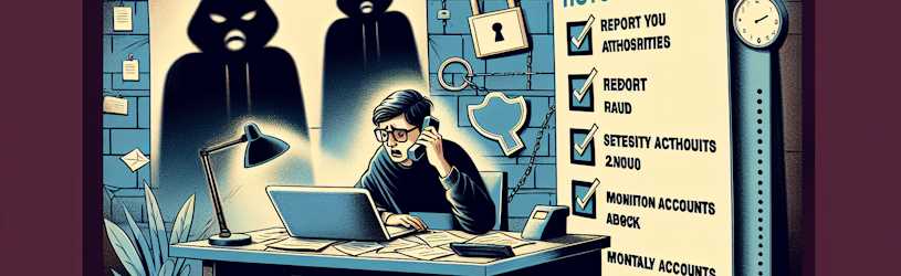 Schritte, die man unternehmen sollte, wenn man Opfer eines AnyDesk Betrugs geworden ist.