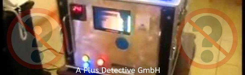 Technisches Equipment von Trickbetrügern.