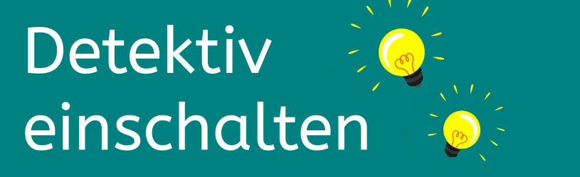 Detektiv einschalten - Eine gute Idee