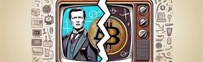 Die Höhle der Löwen und Bitcoin Trader - Illustration