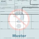 Fingerabdrücke auf Formular FD-258 nehmen.