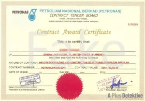 Gefälschtes Dokument