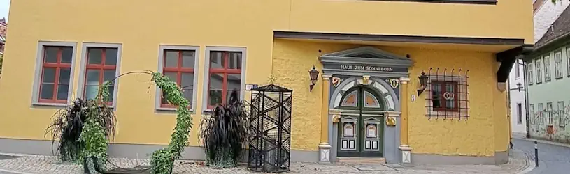 Typische Hausfassade der Stadt als Synonym für den Einsatzort Privatdetektiv Erfurt