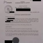 Das Gerichtsschreiben aus Kanada.