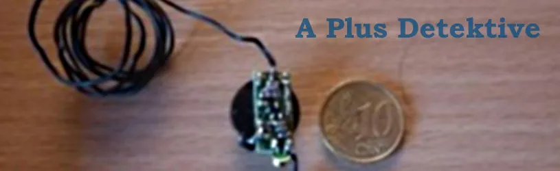 Was tun bei Abhören? Der Verdacht auf Abhören wurde bestätigt: Eine bei der Lauschabwehr gefundene Wanze im Größenvergleich mit einem 10 Cent Stück.