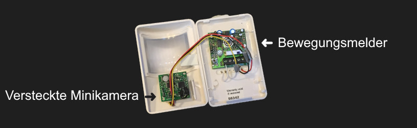Versteckte Kameras finden